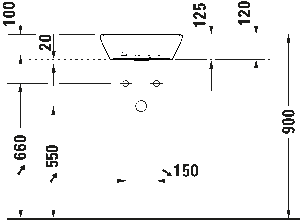 Duravit D-Neo Çanak Lavabo 40cm Mat Antrasit 2371401370 - 2