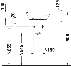 Duravit D-Neo Çanak Lavabo 43cm 239740 - 3