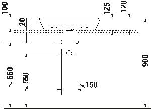 Duravit D-Neo Çanak Lavabo 60cm 2372600070 - 2