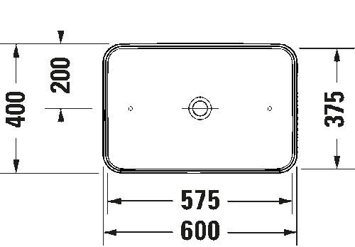 Duravit D-Neo Çanak Lavabo 60cm 239760 - 3