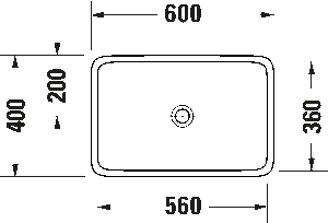 Duravit Qatego Çanak Lavabo 60cm 238360 - 4