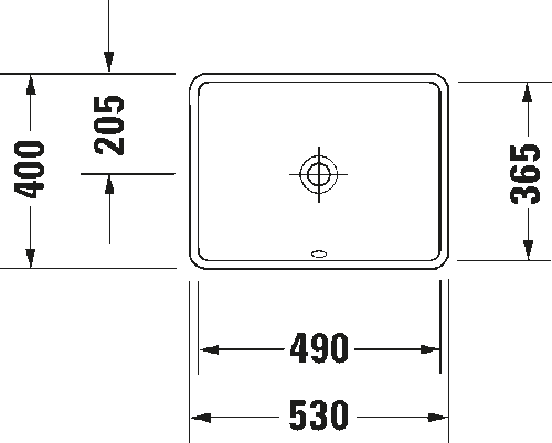 Duravit Starck 3 Tezgah Altı Lavabo 49cm 0305490000 - 3