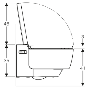 Geberit AquaClean Mera Comfort Akıllı Klozet Beyaz/Krom 146.214.21.1 - 2