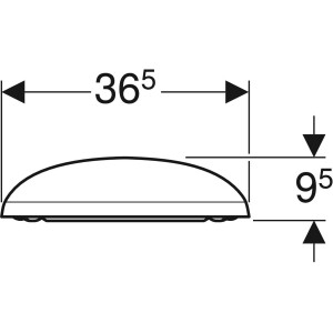 Geberit Citterio 56cm Kanalsız Asma Klozet ve Kapak Seti (500.510.01.1 + 500.540.01.1) - 6