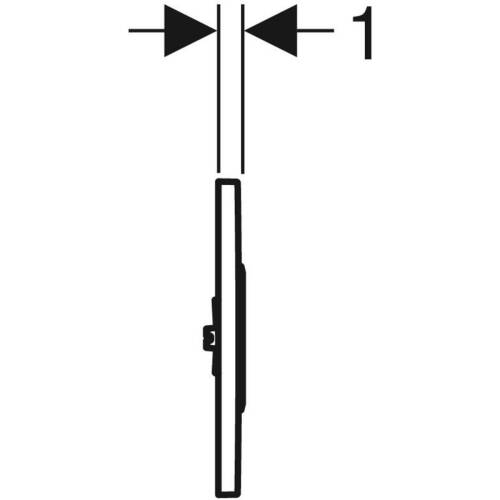 Geberit Fotoselli Pisuvar Kapağı Type10 Elektrikli Beyaz/Parlak 116.025.KJ.1 - 3