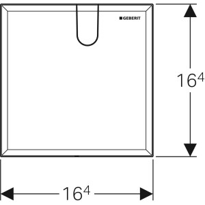 Geberit Kapak Ankastre Lavabo Bataryası Duofix Montaj Elemanı için 116.425.11.1 - 2