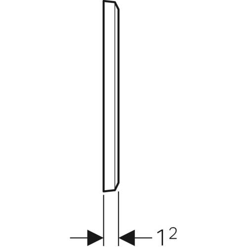 Geberit Kapak Ankastre Lavabo Bataryası Duofix Montaj Elemanı için 116.425.11.1 - 3