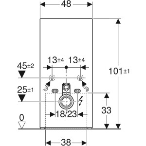 Geberit Monolith Plus Rezervuar Asma Klozetler için 101 cm Beyaz Cam 131.221.SI.7 - 3