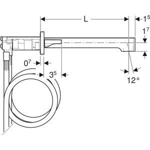 Geberit One Ankastre Lavabo Bataryası 18cm Gaga 116.463.21.1 - 3