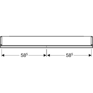 Geberit One Aynalı Dolap, Comfortlight Özellikli 120X90 cm 505.815.00.2 - 2