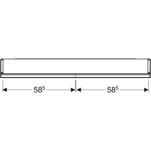 Geberit One Aynalı Dolap, Comfortlight Özellikli 120X90 cm 505.815.00.2 - 2