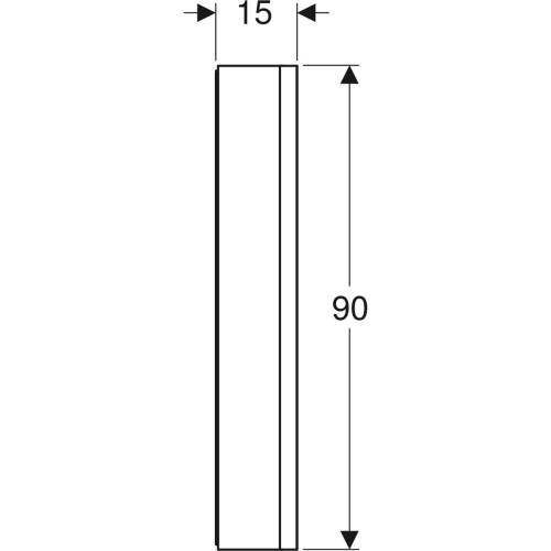 Geberit One Aynalı Dolap, Comfortlight Özellikli 90X90 cm 505.813.00.2 - 4