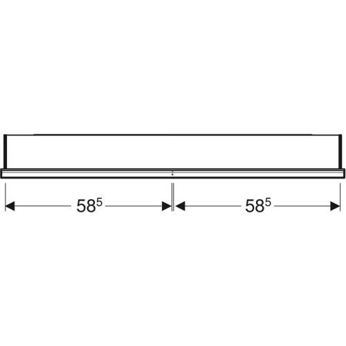 Geberit One Aynalı Dolap, Niĝli Ve Comfortlight Özellikli,120X90 cm 505.835.00.2 - 2