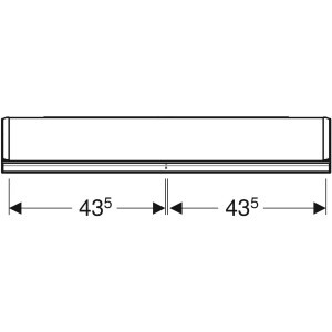 Geberit One Aynalı Dolap, Nişli Ve Comfortlight Özellikli, 90X90 cm 505.833.00.2 - 2