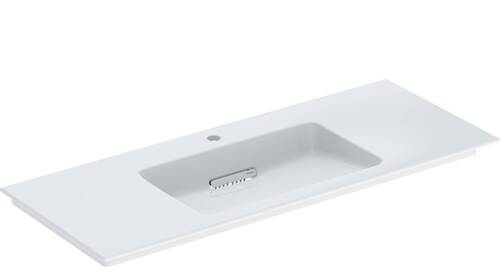 Geberit ONE CleanDrain etajerli lavabo, 120cm, batarya delikli 505.017.00.1 - 1