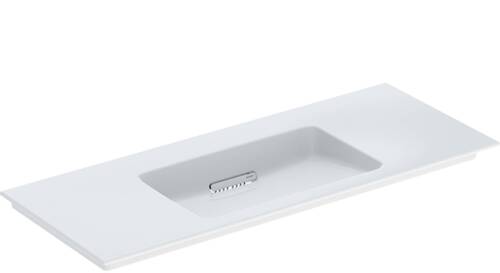 Geberit ONE CleanDrain etajerli lavabo, 120cm, batarya deliksiz 505.016.00.1 - 1