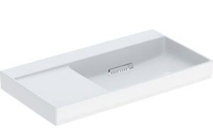 Geberit ONE CleanDrain, sol etajerli lavabo, 90cm, batarya deliksiz 505.044.00.1 - 1