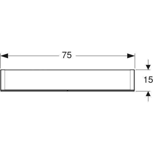 Geberit Option Aynalı Dolap, 75X70 cm 500.205.00.1 - 2