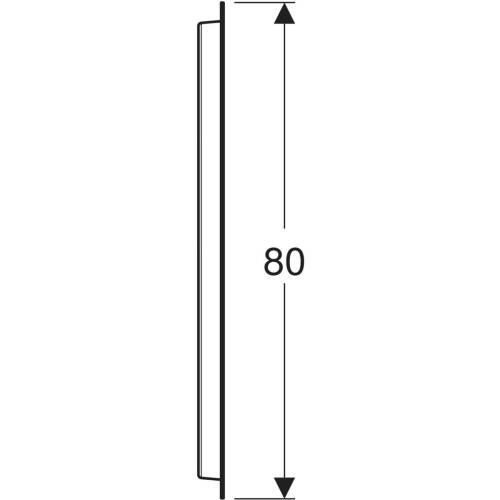 Geberit Option Oval Dolaylı Aydınlatmalı Ayna, 60X80 Cm 502.800.00.1 - 3