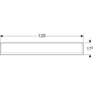 Geberit Option Plus Aynalı Ve Aydınlatmalı Dolap, 120X70 cm 500.592.00.1 - 2