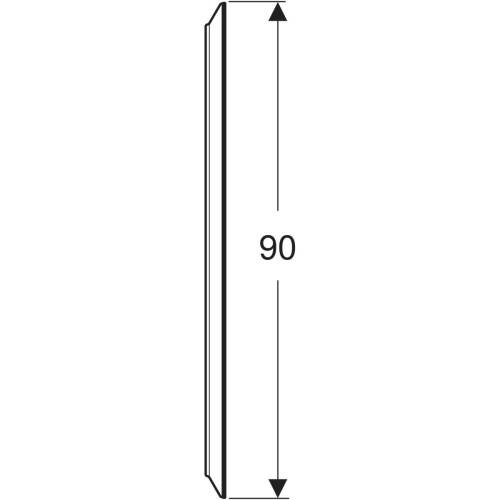 Geberit Option Yuvarlak Doğrudan Ve Dolaylı Aydınlatmalı Ayna, D=90 cm 502.799.00.1 - 3