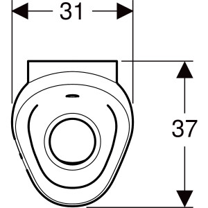 Geberit Preda Komple Pisuvar Elektrikli 116.072.00.1 - 2