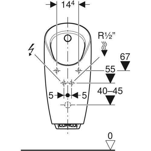 Geberit Preda Komple Pisuvar Elektrikli 116.072.00.1 - 3