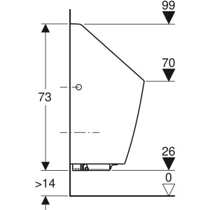 Geberit Selva Komple Pisuvar Elektrikli 116.082.00.1 - 4