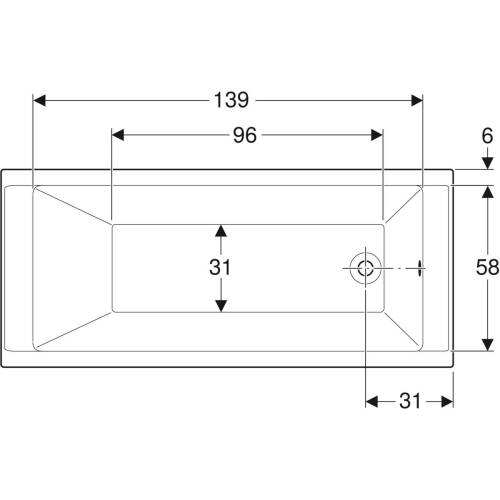 Geberit Supero Dikdörtgen Küvet Ayaklı 160 x 70cm 554.101.01.1 - 3