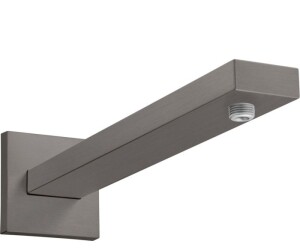 Hansgrohe 38,9cm Kare Duş Dirseği Mat SiyahKrom 27694340 - 1