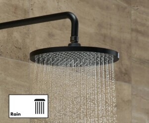 Hansgrohe Crometta S Eco Tepe Duşu Mat Siyah 26724670 - 2