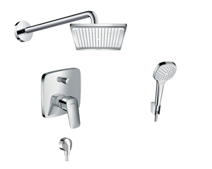 Hansgrohe Logis Ankastre Duş Sistemi Krom 