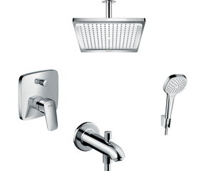 Hansgrohe Logis Ankastre Duş Sistemi Krom Gagalı 