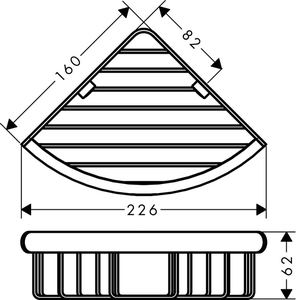 Hansgrohe Logis Universal Köşe Süngerlik 41710000 - 2