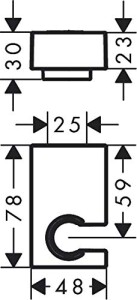 Hansgrohe Porter E Duş Askısı 28387000 - 2