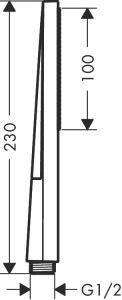 Hansgrohe Pulsify E Baton El Duşu 100 1jet EcoSmart 24320000 - 4