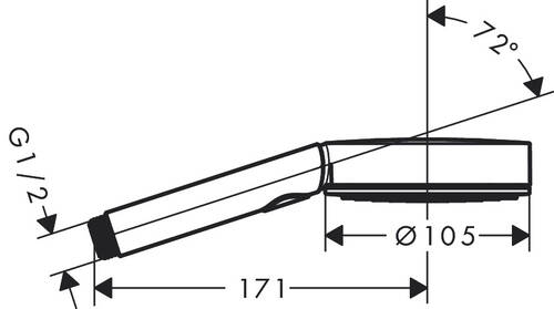 Hansgrohe Pulsify 3 Akışlı El Duşu Mat Beyaz 24110700 - 2