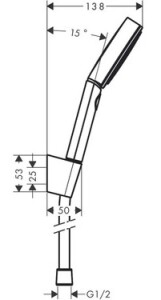 Hansgrohe Pulsify Select S El Duşu Seti 3 Jet ,160cm Hortum ile 24303000 - 2