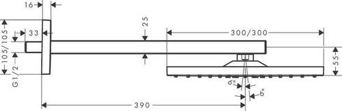 Hansgrohe Raindance E Tepe Duşu 30cm Mat Beyaz 26238700 - 2