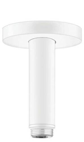 Hansgrohe S 10cm Tavan Bağlantısı Mat Beyaz 27393700 - 1