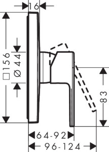 Hansgrohe Shape Blend Ankastre Duş Bataryası 71668000 - 3