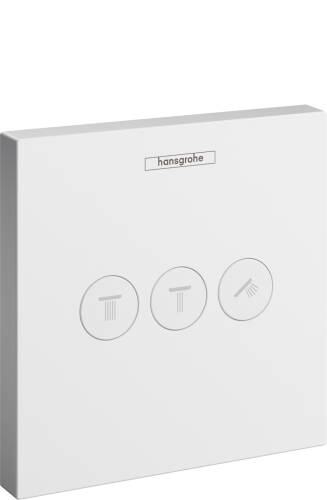 Hansgrohe ShowerSelect Ankastre Batarya 3 Çıkış Mat Beyaz 15764700 - 1