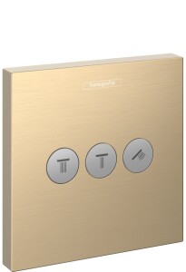 Hansgrohe ShowerSelect Ankastre Batarya 3 Çıkış Mat Bronz 15764140 