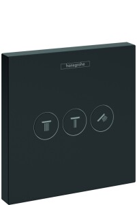 Hansgrohe ShowerSelect Ankastre Batarya 3 Çıkış Mat Siyah 15764670 