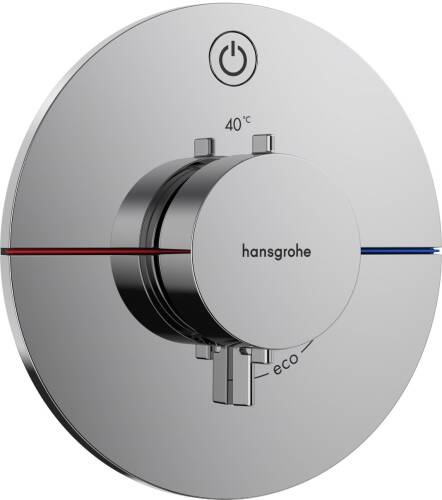 Hansgrohe ShowerSelect Comfort S Termostatik Ankastre Batarya 1 Çıkış 15553000 - 1