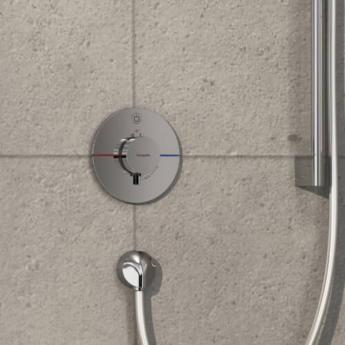 Hansgrohe ShowerSelect Comfort S Termostatik Ankastre Batarya 1 Çıkış 15553000 - 2