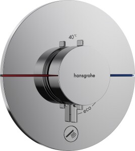 Hansgrohe ShowerSelect Comfort S Termostatik Ankastre Batarya İlave 1 Çıkış 15562000 - 1