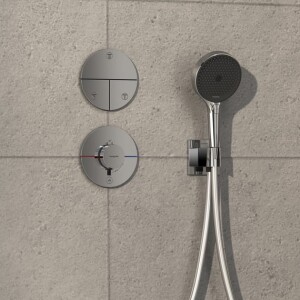 Hansgrohe ShowerSelect Comfort S Termostatik Ankastre Batarya İlave 1 Çıkış 15562000 - 2