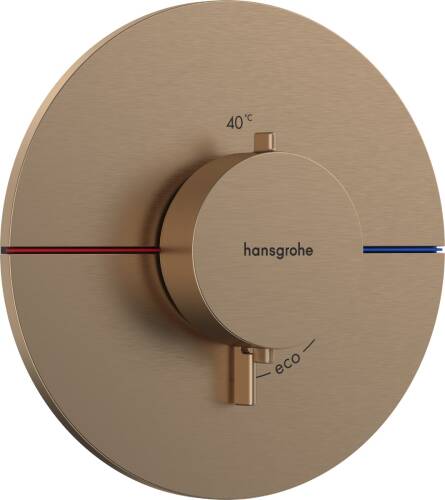 Hansgrohe ShowerSelect Comfort S Termostatik Ankastre Batarya Mat Bronz 15559140 - 1