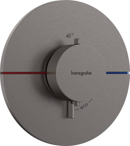 Hansgrohe ShowerSelect Comfort S Termostatik Ankastre Batarya Mat SiyahKrom 15559340 - 1